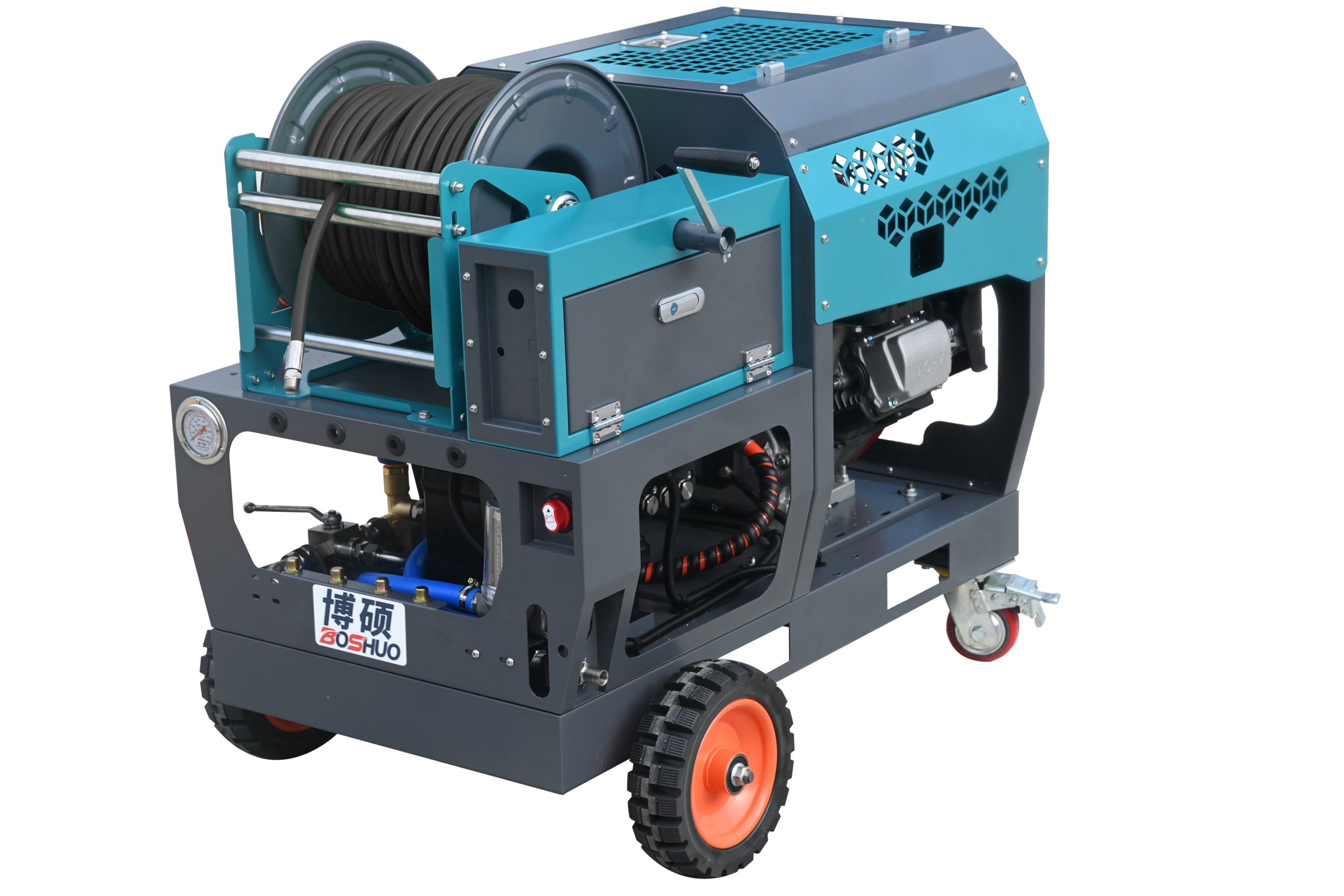 BOSHUO BS-FPD-200 fuel-powered pipe dredging machine