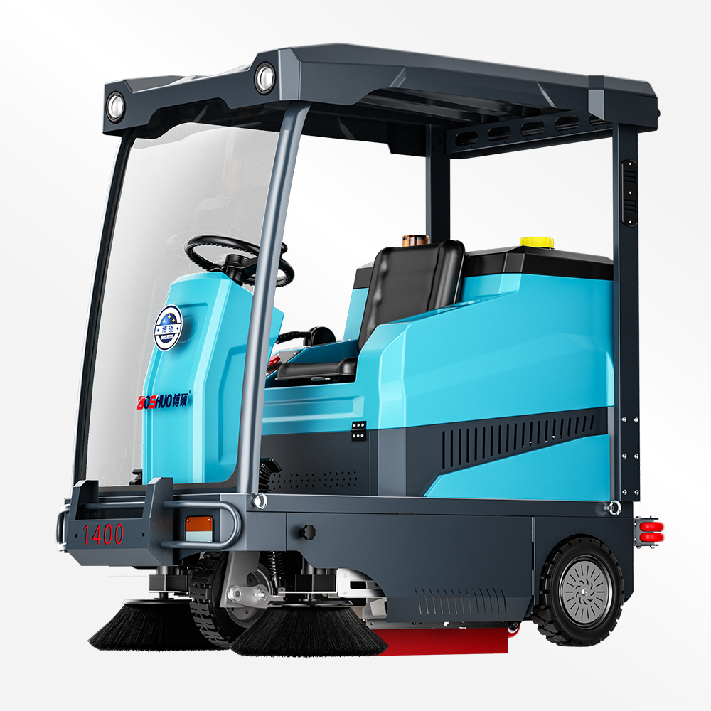 BS-S1400D Covered Ride-on Sweeper