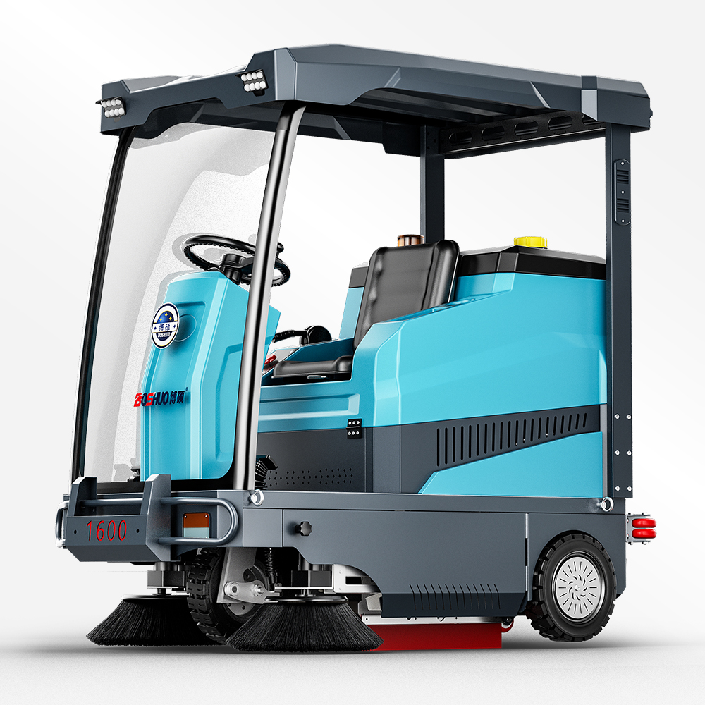 BS-S1600D Covered Ride-on Sweeper